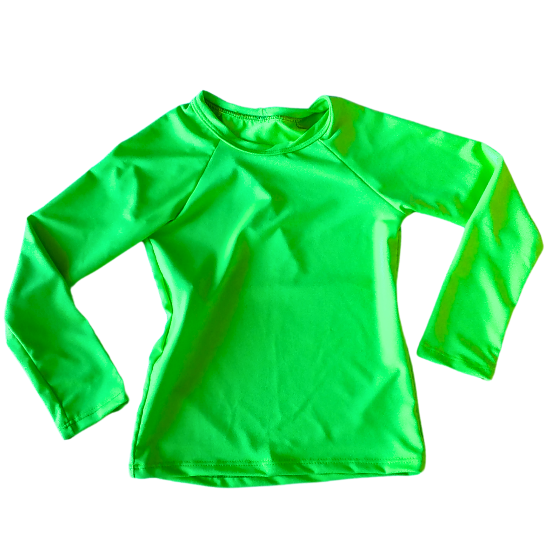 Camisa Manga Longa com Proteção UV - Cor Verde Neon